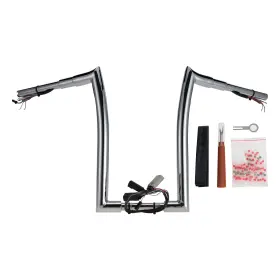 Mokfxbcx229 Mokitdora Harley Touring Road Glide Fltr 16 Inch Pre-wired Ape Hanger Handlebar 2008-2013