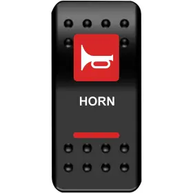 2106-0482 Moose Utility Offroad Rocker Switch - Horn Red
