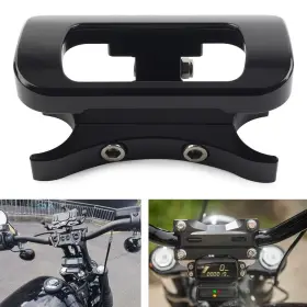 Moto Ht 550743821429 Black 1-1/4 Inch Handlebar Risers Mount For Harley Softail Street Bob Fxbb 18-20 Us Moto Ht 550743821429 Black 1-1/4 Inch Handlebar Risers Mount For Harley Softail Street Bob Fxbb 18-20 Us