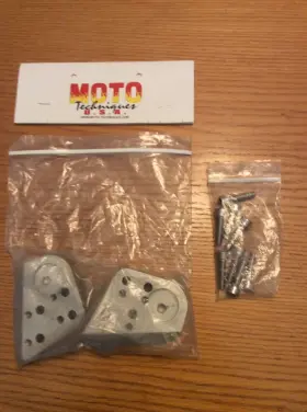 513-056 Moto-techniques Vtg 90s Motorcycle Handlebar Risers Mount Bracket Part 513-056 Moto-techniques Vtg 90s Motorcycle Handlebar Risers Mount Bracket Part