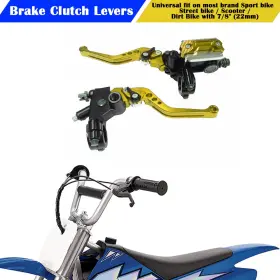 Mc-scb657-gd Motorparts Brake And Clutch Master Cylinder Levers Fit For Honda Shadow Ace Vt1100