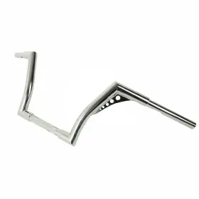 Mc-tca5005-cd-10 Motorparts Chrome 10 Inch Rise Ape Hangers Handlebar For Harley Softail Night Train Efi Fxstbi
