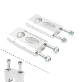 Motorshop 77 510001146671 22mm 7/8ftft Motor Handlebar Mount Clamp Risers For 50-125cc Dirt Pit Bike Silver Motorshop 77 510001146671 22mm 7/8ftft Motor Handlebar Mount Clamp Risers For 50-125cc Dirt Pit Bike Silver