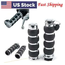 77us Motorshop 424124792403 1 Inch Handle Bar Hand Grips For Harley Touring Road King Flhr Pair Motorcycle Us 77us Motorshop 424124792403 1 Inch Handle Bar Hand Grips For Harley Touring Road King Flhr Pair Motorcycle Us