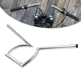 Motorshop168 212500229342 7/8 Inch 22mm Drag Z Bar Handlebar Chrome For Harley Bobber Chopper Honda