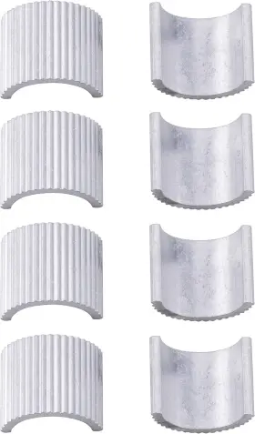 Cbdp-1 Mwmnun 8pcs Handlebar Shim 7/8 Inch Handlebars To 1 Motorcycle Handle Bar Spacer Silver Cbdp-1 Mwmnun 8pcs Handlebar Shim 7/8 Inch Handlebars To 1 Motorcycle Handle Bar Spacer Silver
