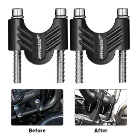 M336-05b Neverland Motorcycle Handlebar Risers 28mm Mount Clamps Pit Dirt Motorbike Aluminum Usa