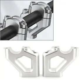Newyoutube 550725580221 Cnc Motorcycle Handlebar Riser Clamp For Tiger 900 Gt Pro Low Rally Tiger900 850