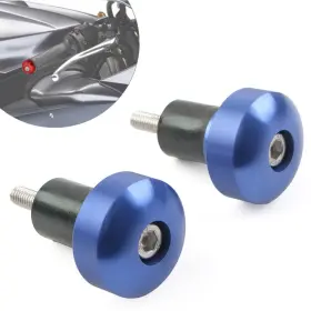 Nomura 550714558897 1 Pair Cnc Aluminum Handlebar Grips Bar End Slider Cap For Yamaha Yzfr1 Yzf-r1