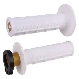 142601005664b2-a8a299 Odi V2 Half Waffle Mx Lock-on Grips White - Soft Compound For Kawasaki Kx65 2000