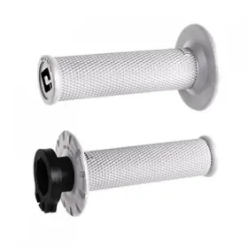 1928970021 Odi V2 No-waffle Mx Lock-on Grips White - Soft Compound