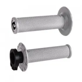 1928970039 Odi V2 No-waffle Mx Lock-on Grips Grey - Soft Compound