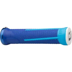 D35a1bu-u Odi Ag1 Grips - Blue/light Blue Lock-on D35a1bu-u Odi Ag1 Grips - Blue/light Blue Lock-on