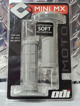 H01mmg Odi Mini Mx Grips Gray