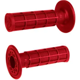 H02rfr Odi Motocross Full-waffle Grips - Red