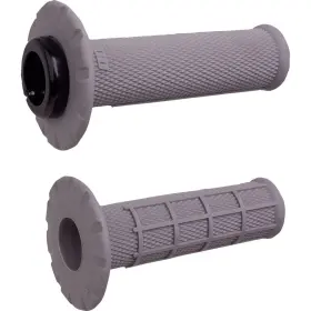 H21uhwg Odi Universal Lock-on Grips Half-waffle Grey/black Soft