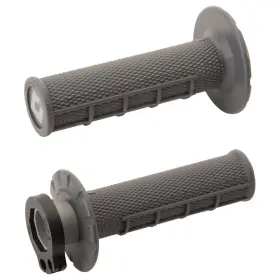 H36hwh0321-4ad6b2 Odi V2 Half Waffle Mx Lock-on Grips Graphite For Husqvarna Tc 85 17/14 2014-2022