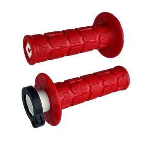 H36rgdr Odi V2 Rogue Lock-on Grips Mx Dirt Bike - Red