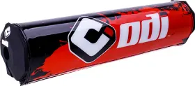 H75bps-rb Odi Sx8 Handlebar Pad - 245mm Red/black Motorcycle Atv/utv Street Bike