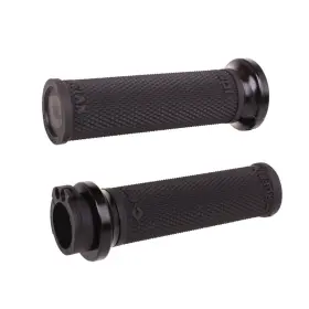 V30hcwb-b Odi Ruffian V-twin Lock-on Grips For 1 Inch Bars 1984 Harley Cable Pull - V30hcwb-b Odi Ruffian V-twin Lock-on Grips For 1 Inch Bars 1984 Harley Cable Pull -