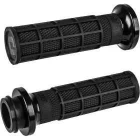 V31itw-bb-b Odi Lock On Waffle Style Grips Black/black For Indian Touring V31itw-bb-b Odi Lock On Waffle Style Grips Black/black For Indian Touring