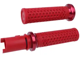V31vhtcr-r Odi Vans Harley Davidson 2023 Cvo Tbw 1 Inch Handlebar Grips Dark Red/red
