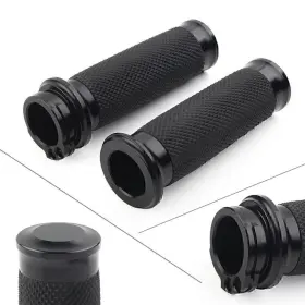 Okyoung 536123178598 Handle Bar Hand Grips Fit For Harley Touring Sportster Xl883 Xl1200 1 Inch Black