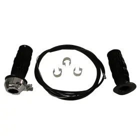Omb Warehouse 654329030424 7/8 Inch Vintage Trike Throttle Kit 100 Cable Clips Trisport Alsport Dunecycle Atv