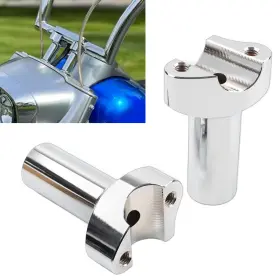 Oneclubaa 550747351793 3.5 Inch Straight Handlebar Risers Chrome For Harley 1 Bar Dyna Sportster Oneclubaa 550747351793 3.5 Inch Straight Handlebar Risers Chrome For Harley 1 Bar Dyna Sportster