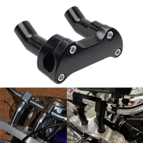 Onegogogo 612345243181 Top Cover 3.5 Inch Handlebar Risers Clamp Black For Harley Dyna Softail Sportster Xl Onegogogo 612345243181 Top Cover 3.5 Inch Handlebar Risers Clamp Black For Harley Dyna Softail Sportster Xl