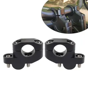 Onlyonee 550754619114 28mm 1 1/8 Offset Handlebar Clamp Mount Riser For Honda Suzuki Kawasaki