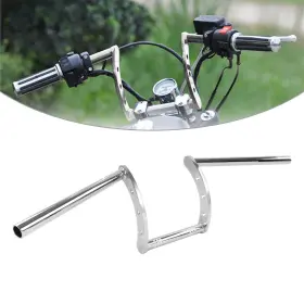 Onlyonee 550755980275 7/8 Inch Handlebars Z Bar Drag Bars Fit Harley For Honda Chopper Cruiser Bobber