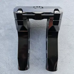 H-rs-04-bk-bk Original Garage Moto 6.5 Inch Pull Back Risers