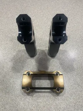 H-rs-08-bk-bk Original Garage Moto Og 6.5 Inch Pull Back Risers And Billet Clutch / Brake Perchclamps H-rs-08-bk-bk Original Garage Moto Og 6.5 Inch Pull Back Risers And Billet Clutch / Brake Perchclamps