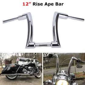 Drsbooo100oo066p-71p Oumurs For Harley Touring Fatboy Dyna Softail 2ftft Ape Hanger Handlebar 12 Inch 14 16 Rise