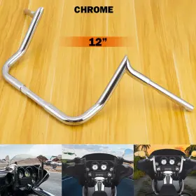 Drsboooo1hloooo2927zb-1f Oumurs For Harley Electra Street Glide 10 Inch 12 14 Rise Meathook Ape Hangers Handlebar