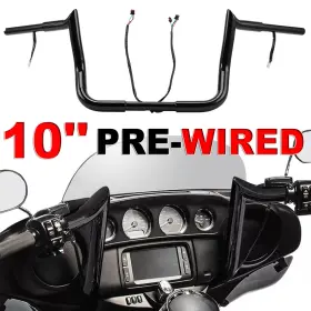 Mppbooooo1hlooo17 Oumurs Us Pre-wired For 2014-up Harley Touring Street Electra Glide Meathook Handlebar