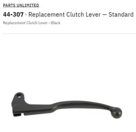 57620-14310 Parts Unlimited Clutch Lever Suzuki 44-307 / 57620-14310 Parts Unlimited Clutch Lever Suzuki 44-307 /