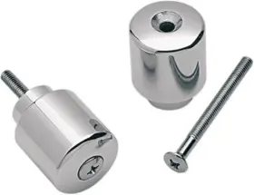 Ds-273947 Parts Unlimited Unliminted Chrome Handlebar Dampers Weights For 01-18 Gold Wing