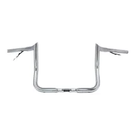 Mbb125-8 Paul Yaffe Bagger Nation Chrome 8 Inch Rise 1 1/4 Monkey Bar Bend C