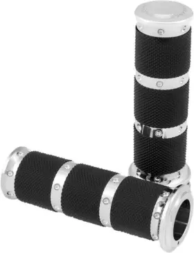 0063-2086-ch Performance Machine Xls Handlebar Grip Set Chrome Dual Cable 0063-2086-ch Performance Machine Xls Handlebar Grip Set Chrome Dual Cable