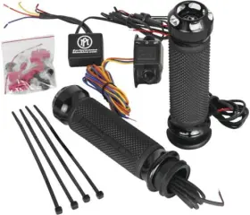 0063-2093-bm Performance Machine Heated Apex Grip - Contrast Cut Motorcycle Street Bike 0063-2093-bm Performance Machine Heated Apex Grip - Contrast Cut Motorcycle Street Bike