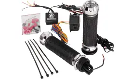 0063-2093-ch Performance Machine Heated Apex Grip - Chrome 0063-2093-ch Performance Machine Heated Apex Grip - Chrome