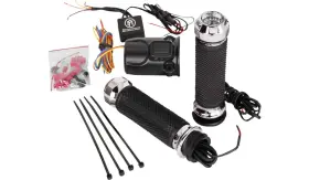 0063-2095-ch Performance Machine Heated Apex Grip - Chrome
