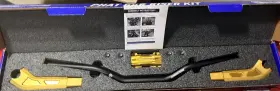0208-2195m-smg Performance Machine Phatbar Handlebar 9in Riser 1-1/4in Bar Internal Wiring Gold Ops 0208-2195m-sm