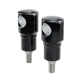 Pj-103112 Pjmtcustom 3.0 Inch Tall Black Risers Kit For Harley Softail Springer Cross Bones Bad Boy Flsts