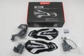 8308200006 Polisport Mx Flow Handguards Black/white