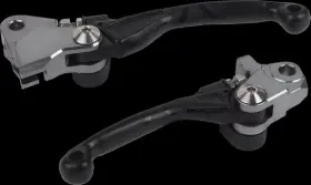 Ds8w7ixeqh Polisport Black Pivot Brake Clutch Hand Lever Set For Ktm 125 Exc 14-19