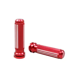 102012 Powerjames 1 Inch Red Handlebar Hand Grips For Harley Low Rider S Cvo Breakout Softail With Tbw