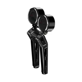 103057 Powerjames 57-61 10 Inch Tall 1.0 Handlebar Risers Clamp For Harley 18-20 Low Rider 14-17 Dyna Fxdl